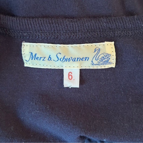Merz B Schwanen 207 Mens Size 6/L Loopwheeled Henley Classic Fit Ink Blue - Picture 5 of 11